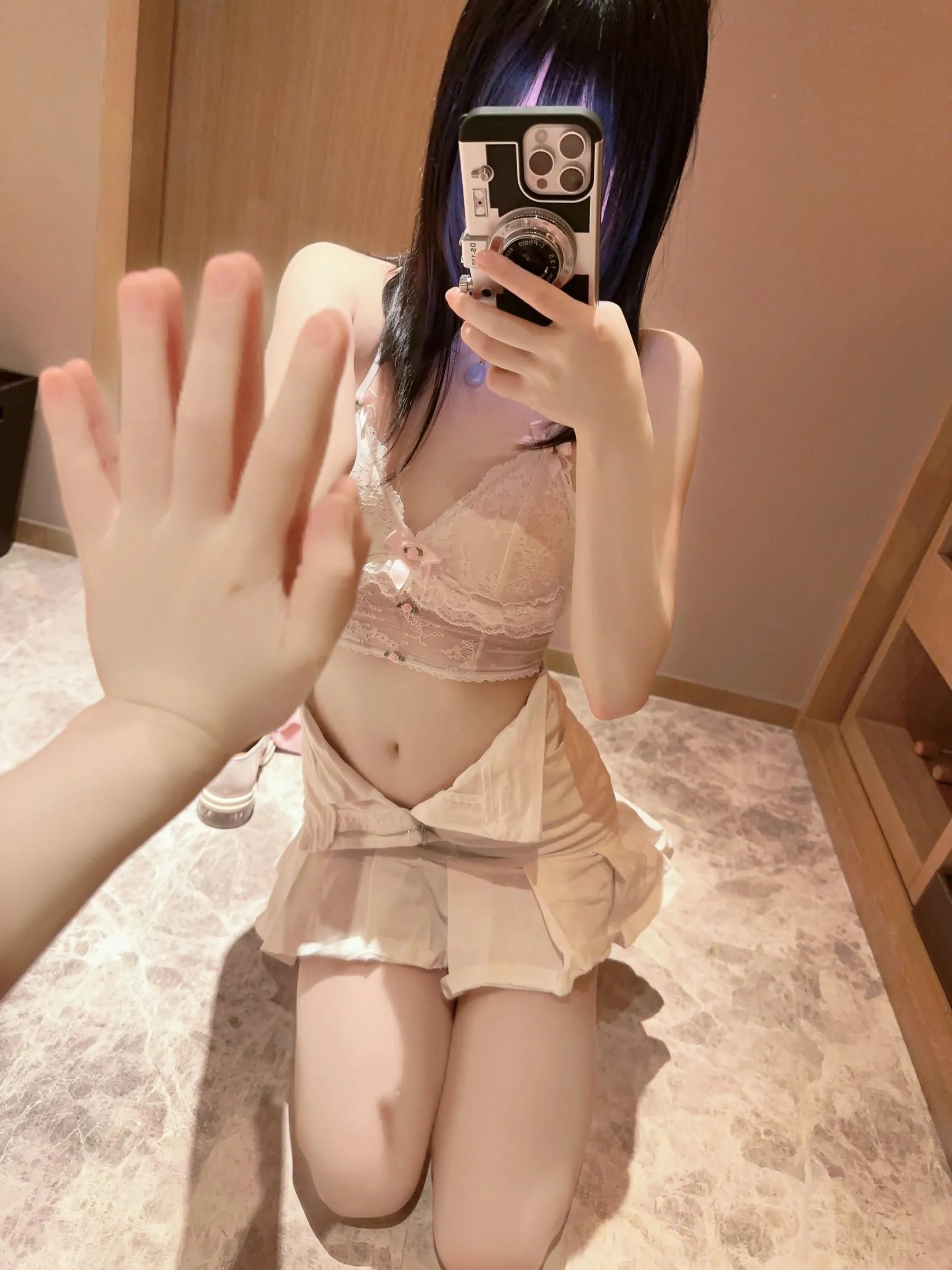 桜桃喵 – NO.166 条纹毛衣 [22P]插图4